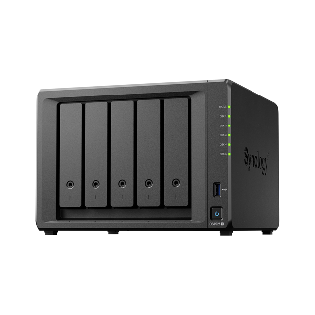 Synology DiskStation DS1525+ NAS Server 8GB RAM to 100TB HDD 10GbE