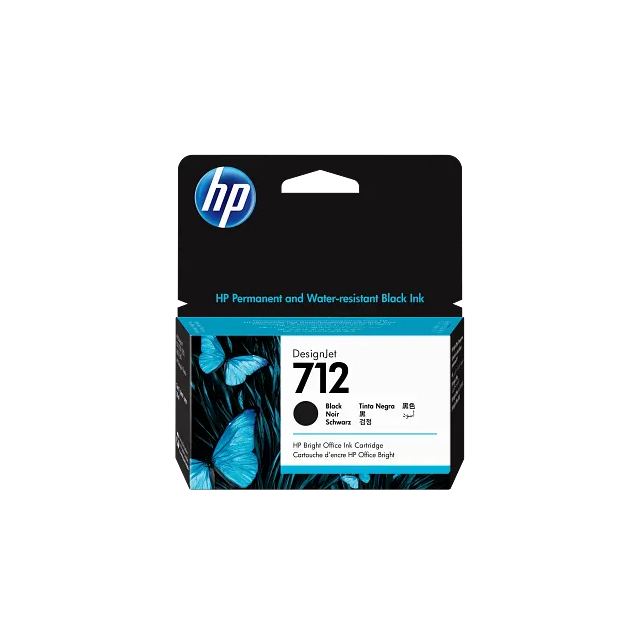 HP 712 38ml BLACK